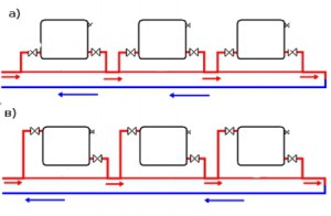 Схема однотрубной системы
